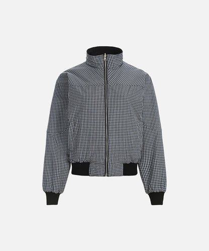 DAXUEN Deconstructed bomber jacket with ribbed cuffs and collar