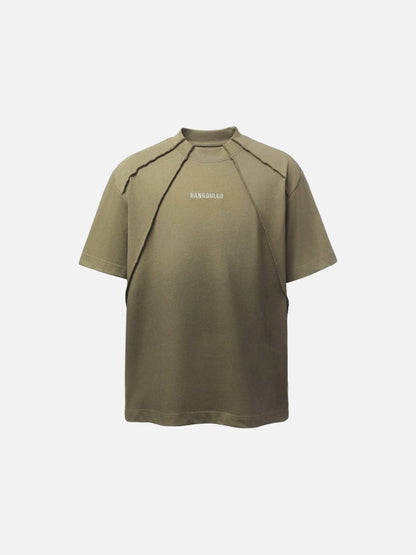 DAXUEN Short-sleeve oversized mock neck t-shirt