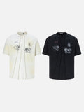 DAXUEN Deconstructed vintage graphic T-shirt