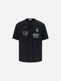 DAXUEN Deconstructed vintage graphic T-shirt