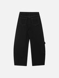 DAXUEN Deconstructed wide-leg trousers with contrasting stitching