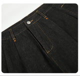 DAXUEN deep blue ribbed cargo shorts