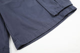 DAXUEN deep blue corduroy cargo shorts
