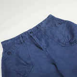 DAXUEN deep blue oversized barrel-leg pants