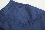 DAXUEN deep blue oversized barrel-leg pants
