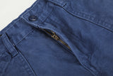 DAXUEN deep blue oversized barrel-leg pants