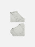 DAXUEN beige deep U-neck ribbed knit tank top
