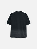 DAXUEN Dip-dye graphic T-shirt with star design