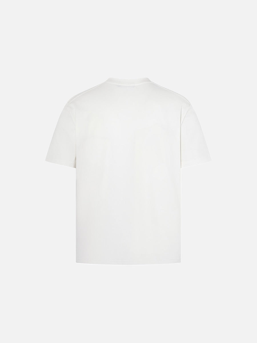 DAXUEN Oversized graphic print black and cream t-shirt