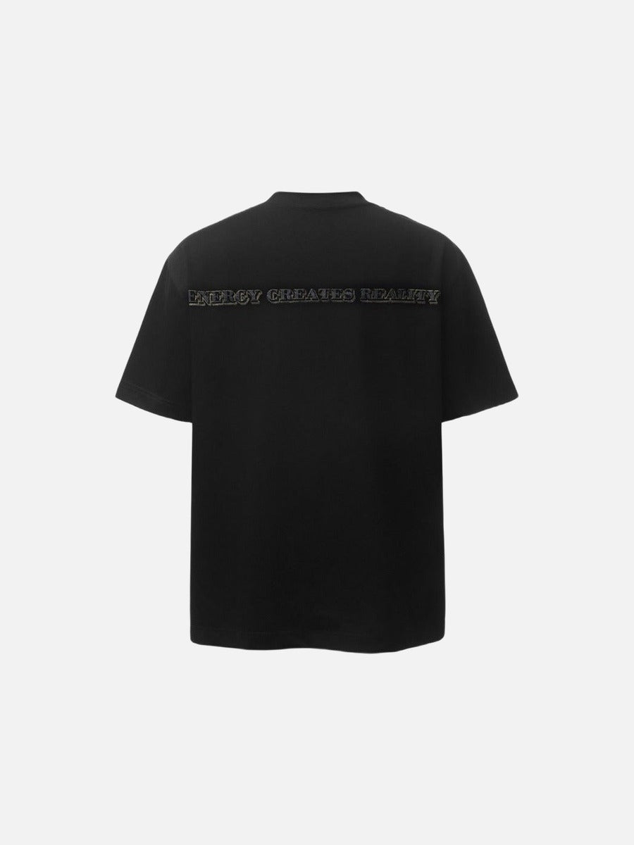 DAXUEN Short-sleeved graphic t-shirt with dollar bill print
