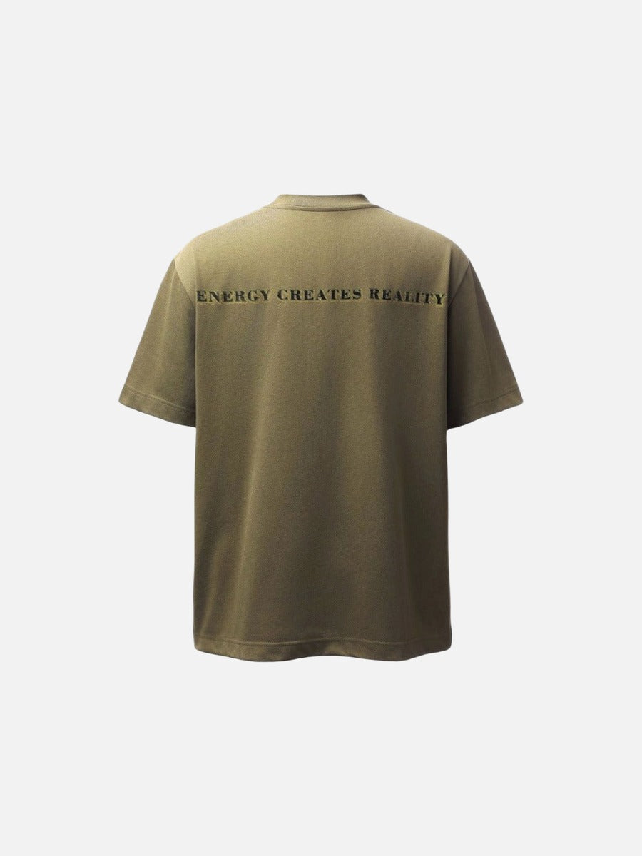 DAXUEN Short-sleeved graphic t-shirt with dollar bill print