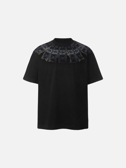 DAXUEN Short-sleeved graphic t-shirt with dollar bill print