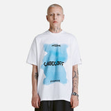 DAXUEN Oversized short-sleeve t-shirt with graphic design — model photo