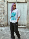DAXUEN Oversized short-sleeve t-shirt with graphic design