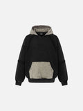 Distressed Acid-Wash Oversized Hoodie