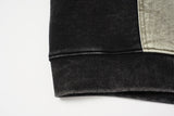Distressed Acid-Wash Oversized Hoodie