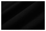 DAXUEN black oversized t-shirt with distressed alphanumeric graphic