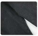 DAXUEN washed black wide-leg sweatpants with distressed back graphic