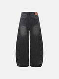 DAXUEN Distressed high-waisted wide-leg balloon jeans