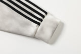 DAXUEN distressed black and white hooded jacket