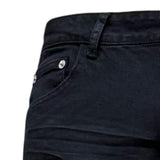 DAXUEN black distressed bootcut denim jeans