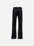 DAXUEN black distressed bootcut denim jeans