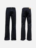 DAXUEN black distressed bootcut denim jeans