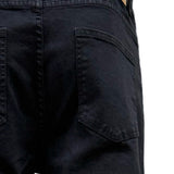 DAXUEN black distressed bootcut denim jeans