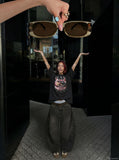 DAXUEN Distressed Black Energy T-Shirt | DAXUEN — model photo