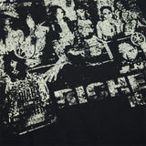 DAXUEN black distressed graphic layered t-shirt