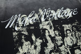 DAXUEN black distressed graphic layered t-shirt