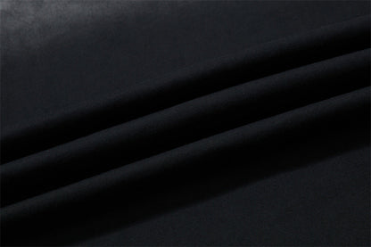 DAXUEN black distressed graphic layered t-shirt