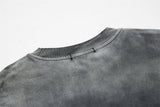 DAXUEN black distressed graphic layered t-shirt