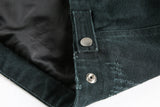 DAXUEN distressed black oversized zip jacket