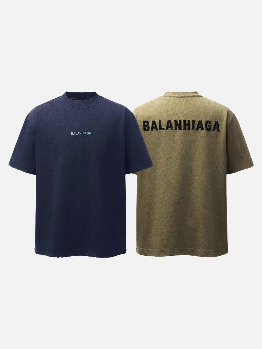 DAXUEN Distressed oversized short-sleeved t-shirt