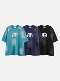 DAXUEN distressed cloud graphic oversized tee