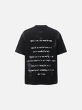 DAXUEN Distressed oversized crew neck t-shirt