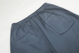 DAXUEN dark grey wide-leg pants with circular embellishments