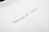 DAXUEN white t-shirt with distressed face graphic