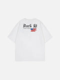 DAXUEN Loose-fit short-sleeved T-shirt with graphic design