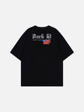 DAXUEN Loose-fit short-sleeved T-shirt with graphic design