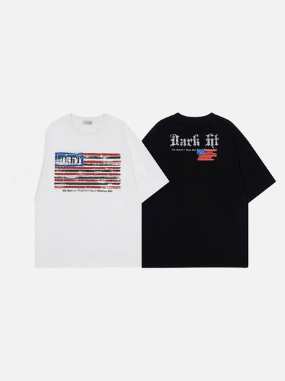 DAXUEN Loose-fit short-sleeved T-shirt with graphic design