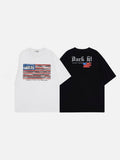 DAXUEN Loose-fit short-sleeved T-shirt with graphic design