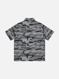 DAXUEN black oversized distressed gothic graphic tee