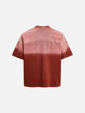DAXUEN faded reddish-brown oversized musician graphic tee