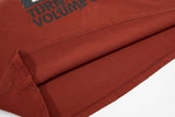 DAXUEN faded reddish-brown oversized musician graphic tee