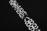DAXUEN black oversized distressed graphic tee