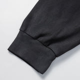 DAXUEN gradient oversized distressed graphic long-sleeve t-shirt
