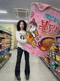 DAXUEN Distressed graphic long sleeve t-shirt — model photo