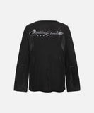 DAXUEN Distressed graphic long sleeve t-shirt